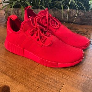 Adidas NMD_R1 Primeblue, Red, Size 10